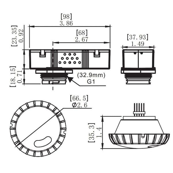 Westgate WEC-3MDR-42ON/OFF PIR 120-277V HIGHBAY SENSOR WEC-3MDR-42 - main